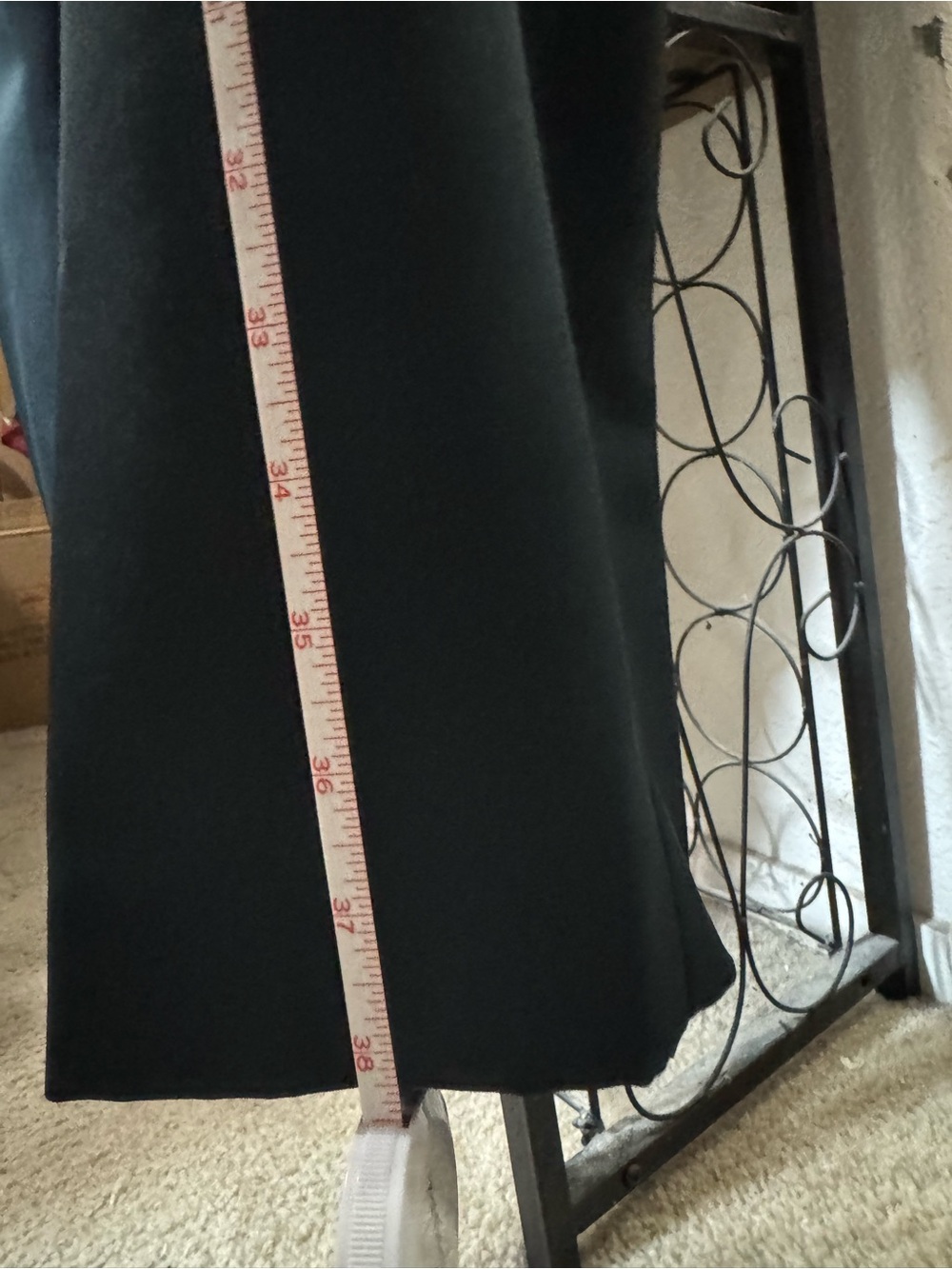Classic Deepest Navy/Black Women's Two-Piece Suit -Tailored Blazer & Pants - EUC - Picture 5 of 7